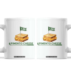 Legendary Pimento Cheese Sandwich Golf Snack Coffee Mug Funny Georgia Southern Golfing Traditions Fan Humor TS02 White Print Your Wear