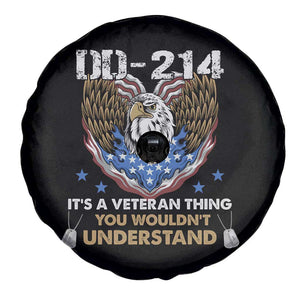 DD-214 Its A Veteran Thing You Wouldnt Understand Spare Tire Cover Patriotic American Eagle Military Pride Graphic TS02 Print Your Wear
