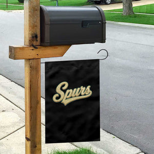 Vintage Spurs Name Script Garden Flag for Sports Fan TS02 Print Your Wear