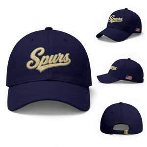 Vintage Spurs Name Script Baseball Cap for Sports Fan