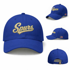 Vintage Spurs Name Script Baseball Cap for Sports Fan