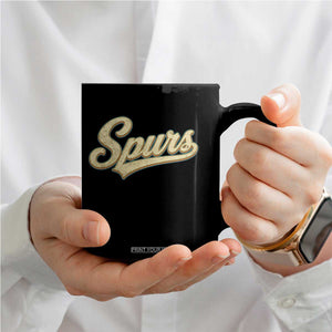 Vintage Spurs Name Script Coffee Mug for Sports Fan TS02 Print Your Wear