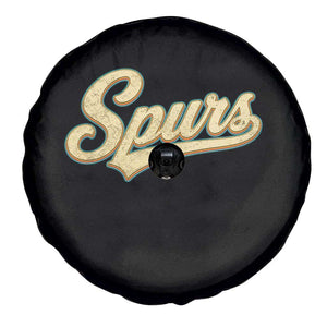 Vintage Spurs Name Script Spare Tire Cover for Sports Fan TS02 Print Your Wear