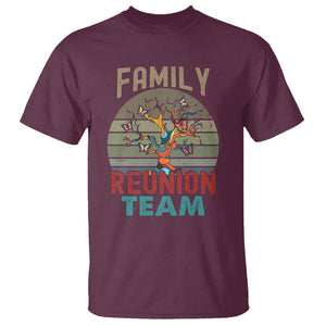 Family Reunion T Shirt Family Reunion Team TS02 Maroon Printyourwear