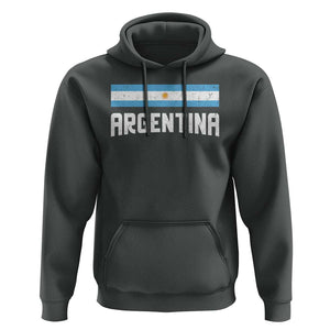 Argentina Hoodie ARG Throwback Retro Vintage Argentine Flag TS02 Dark Heather Print Your Wear