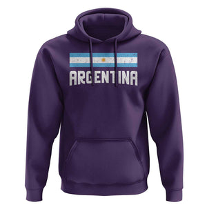 Argentina Hoodie ARG Throwback Retro Vintage Argentine Flag TS02 Purple Print Your Wear