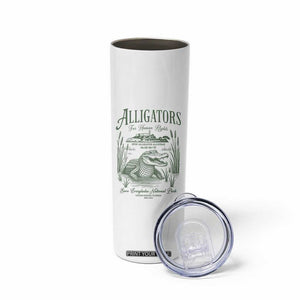 Alligators for Human Rights Skinny Tumbler Save Everglades Alcatraz TS02 Print Your Wear