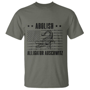Abolish Alligator Prison T Shirt Stop Alcatraz Sace Everglades TS02 Military Green Print Your Wear