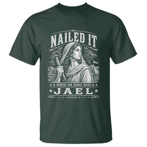 Nailed It Jael Judges 4 Old Testament T Shirt Funny Biblical Woodcut Christian Faith