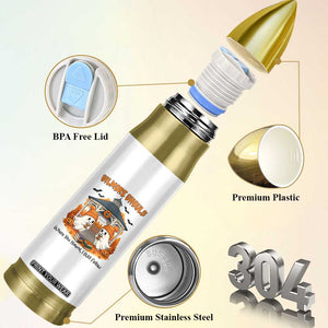 Cute Gilmore Ghouls Halloween Ghost Bullet Tumbler Cozy Fall Aesthetic with Pumpkin Spice and Books TS02 Print Your Wear