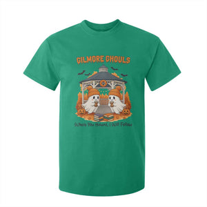 Cute Gilmore Ghouls Halloween Ghost T Shirt For Kid Cozy Fall Aesthetic with Pumpkin Spice and Books TS02 Irish Green Print Your Wear