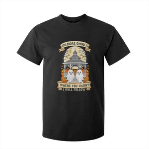 Gilmore Ghouls Halloween Ghost T Shirt For Kid Cute Couple Spooky Boo with Fall Gazebo TS02 Black Print Your Wear