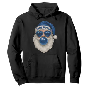 Funny Blue Bubble Santa Indianapolis Hoodie Retro Nostalgic Christmas Holiday Gift TS02 Black Print Your Wear