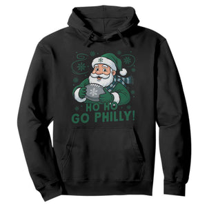 Funny Green Santa Ho Ho Go Philly Hoodie Retro Nostalgic Philadelphia Pride Christmas Gift TS02 Black Print Your Wear