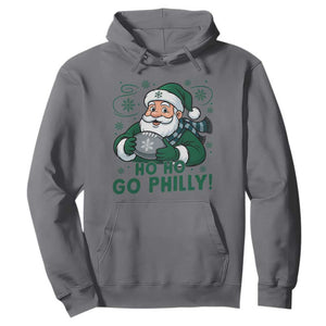 Funny Green Santa Ho Ho Go Philly Hoodie Retro Nostalgic Philadelphia Pride Christmas Gift TS02 Charcoal Print Your Wear
