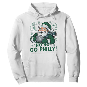 Funny Green Santa Ho Ho Go Philly Hoodie Retro Nostalgic Philadelphia Pride Christmas Gift TS02 White Print Your Wear