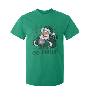 Funny Green Santa Ho Ho Go Philly T Shirt For Kid Retro Nostalgic Philadelphia Pride Christmas Gift TS02 Irish Green Print Your Wear
