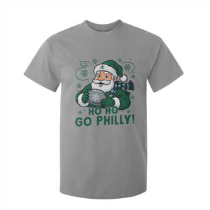 Funny Green Santa Ho Ho Go Philly T Shirt For Kid Retro Nostalgic Philadelphia Pride Christmas Gift TS02 Sport Gray Print Your Wear