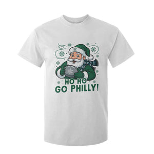 Funny Green Santa Ho Ho Go Philly T Shirt For Kid Retro Nostalgic Philadelphia Pride Christmas Gift TS02 White Print Your Wear