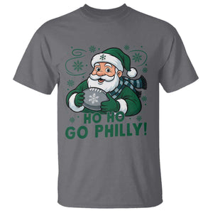 Funny Green Santa Ho Ho Go Philly T Shirt Retro Nostalgic Philadelphia Pride Christmas Gift TS02 Charcoal Print Your Wear