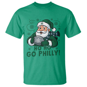 Funny Green Santa Ho Ho Go Philly T Shirt Retro Nostalgic Philadelphia Pride Christmas Gift TS02 Irish Green Print Your Wear