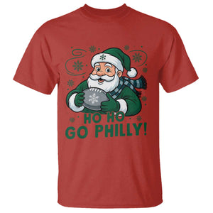 Funny Green Santa Ho Ho Go Philly T Shirt Retro Nostalgic Philadelphia Pride Christmas Gift TS02 Red Print Your Wear