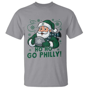 Funny Green Santa Ho Ho Go Philly T Shirt Retro Nostalgic Philadelphia Pride Christmas Gift TS02 Sport Gray Print Your Wear