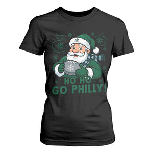 Funny Green Santa Ho Ho Go Philly T Shirt For Women Retro Nostalgic Philadelphia Pride Christmas Gift TS02 Black Print Your Wear