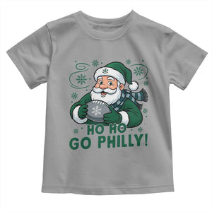 Funny Green Santa Ho Ho Go Philly Toddler T Shirt Retro Nostalgic Philadelphia Pride Christmas Gift TS02 Sport Gray Print Your Wear