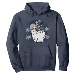 Western Cowboy Santa Christmas Hoodie Cool Retro Nostalgic Xmas Gift TS02 Navy Print Your Wear