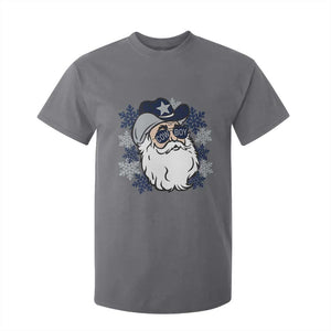 Western Cowboy Santa Christmas T Shirt For Kid Cool Retro Nostalgic Xmas Gift TS02 Charcoal Print Your Wear