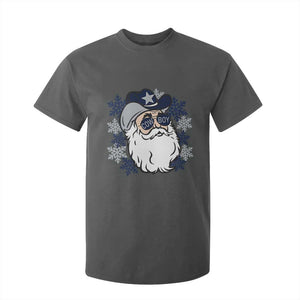 Western Cowboy Santa Christmas T Shirt For Kid Cool Retro Nostalgic Xmas Gift TS02 Dark Heather Print Your Wear