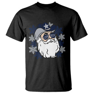 Western Cowboy Santa Christmas T Shirt Cool Retro Nostalgic Xmas Gift TS02 Black Print Your Wear