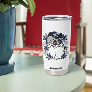 Western Cowboy Santa Christmas Tumbler Cup Cool Retro Nostalgic Xmas Gift TS02 Print Your Wear