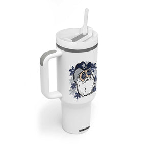 Western Cowboy Santa Christmas Tumbler With Handle Cool Retro Nostalgic Xmas Gift TS02 Print Your Wear