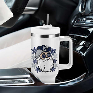 Western Cowboy Santa Christmas Tumbler With Handle Cool Retro Nostalgic Xmas Gift TS02 Print Your Wear