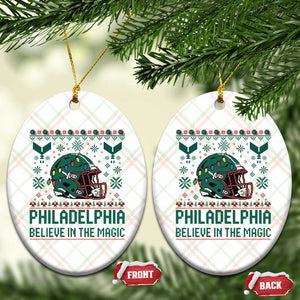 Philadelphia Believe in the Magic Ceramic Ornament Retro Philly PFE Sport Fans Christmas Gift TS02 Print Your Wear
