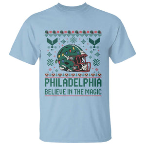 Philadelphia Believe in the Magic T Shirt Retro Philly PFE Sport Fans Christmas Gift TS02 Light Blue Print Your Wear