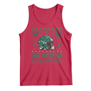 Philadelphia Believe in the Magic Tank Top Retro Philly PFE Sport Fans Christmas Gift TS02 Red Print Your Wear