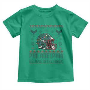 Philadelphia Believe in the Magic Toddler T Shirt Retro Philly PFE Sport Fans Christmas Gift TS02 Irish Green Print Your Wear