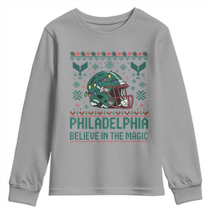 Philadelphia Believe in the Magic Youth Sweatshirt Retro Philly PFE Sport Fans Christmas Gift TS02 Sport Gray Print Your Wear