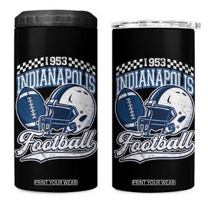 Vintage Indy Sport Fans IFC Retro 1953 Throwback 4 in 1 Can Cooler Tumbler TS02 One Size: 16 oz Black Print Your Wear
