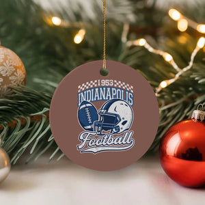 Vintage Indy Sport Fans IFC Retro 1953 Throwback Ceramic Ornament TS02 1pc Mocha Print Your Wear