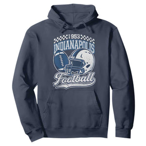Vintage Indy Sport Fans IFC Retro 1953 Throwback Hoodie TS02 Navy Print Your Wear