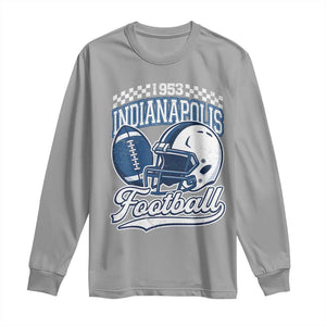Vintage Indy Sport Fans IFC Retro 1953 Throwback Long Sleeve Shirt TS02 Sport Gray Print Your Wear