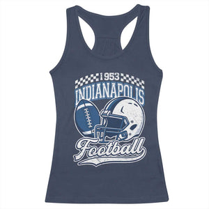 Vintage Indy Sport Fans IFC Retro 1953 Throwback Racerback Tank Top TS02 Navy Print Your Wear