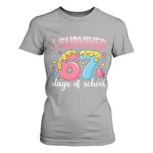I Survived 67 Days of School T Shirt For Women Cute 6 7 Six Seven Chaos Survivor for Students Teachers TS02 Sport Gray Print Your Wear