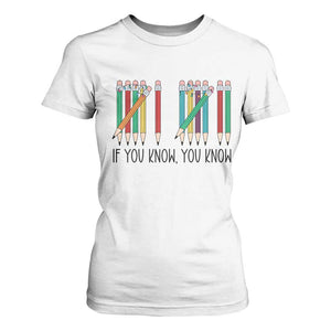 Funny 6 7 Pencil Humor T Shirt For Women If You Know You Know Six Seven Joke TS02 White Print Your Wear