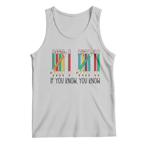 Funny 6 7 Pencil Humor Tank Top If You Know You Know Six Seven Joke TS02 Ash Print Your Wear