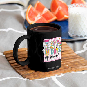 67 Days of School Coffee Mug Six Seven Cute Girly Pencil and Bow for Students Teachers TS02 Print Your Wear